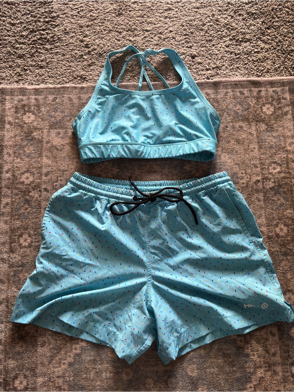 Humankind swim top (M) and bottoms (L)